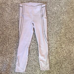 Athleta Lavender & Grey High-Rise 7/8 Leggings XS